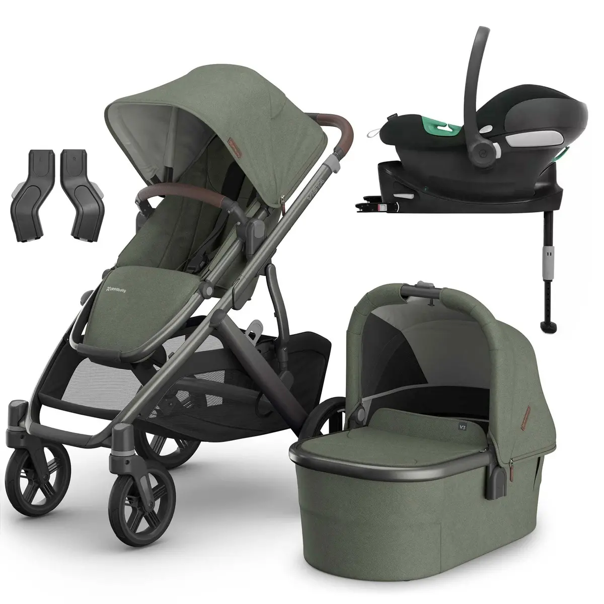 Uppababy Vista V3 Cybex Travel System - Evelyn 1