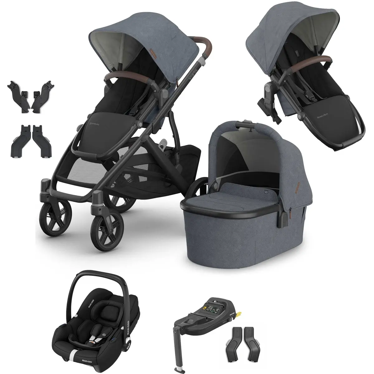 Uppababy Vista V3 Duo Maxi-Cosi Travel System - Julian 1