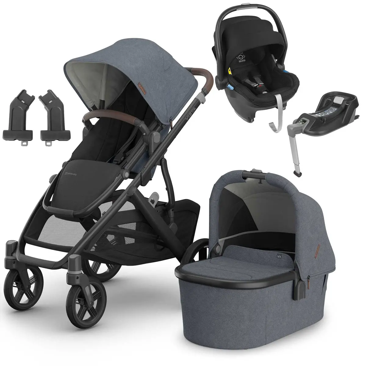 Uppababy Vista V3 Mesa & Base Travel System - Julian 1