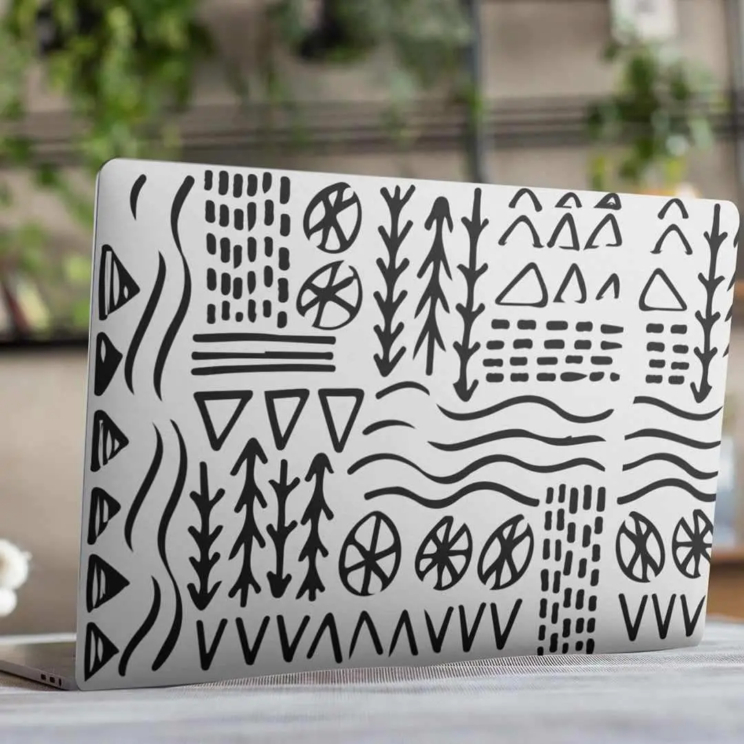 Varli Painting Laptop Skin 1