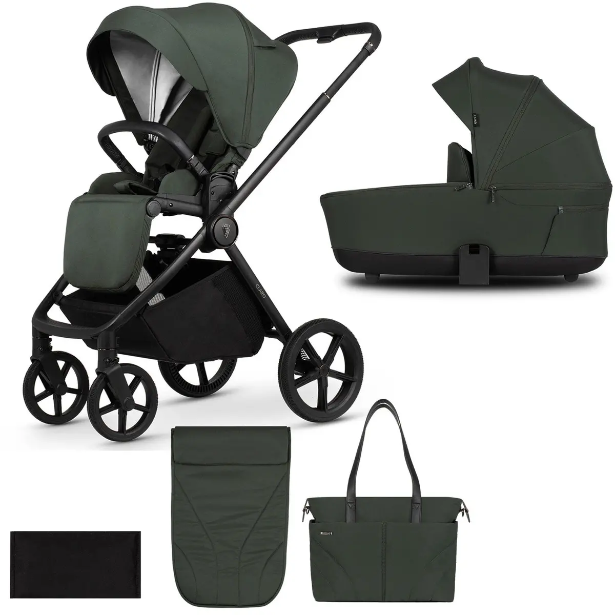 Venicci Claro 2 In 1 Pram - Forest 1