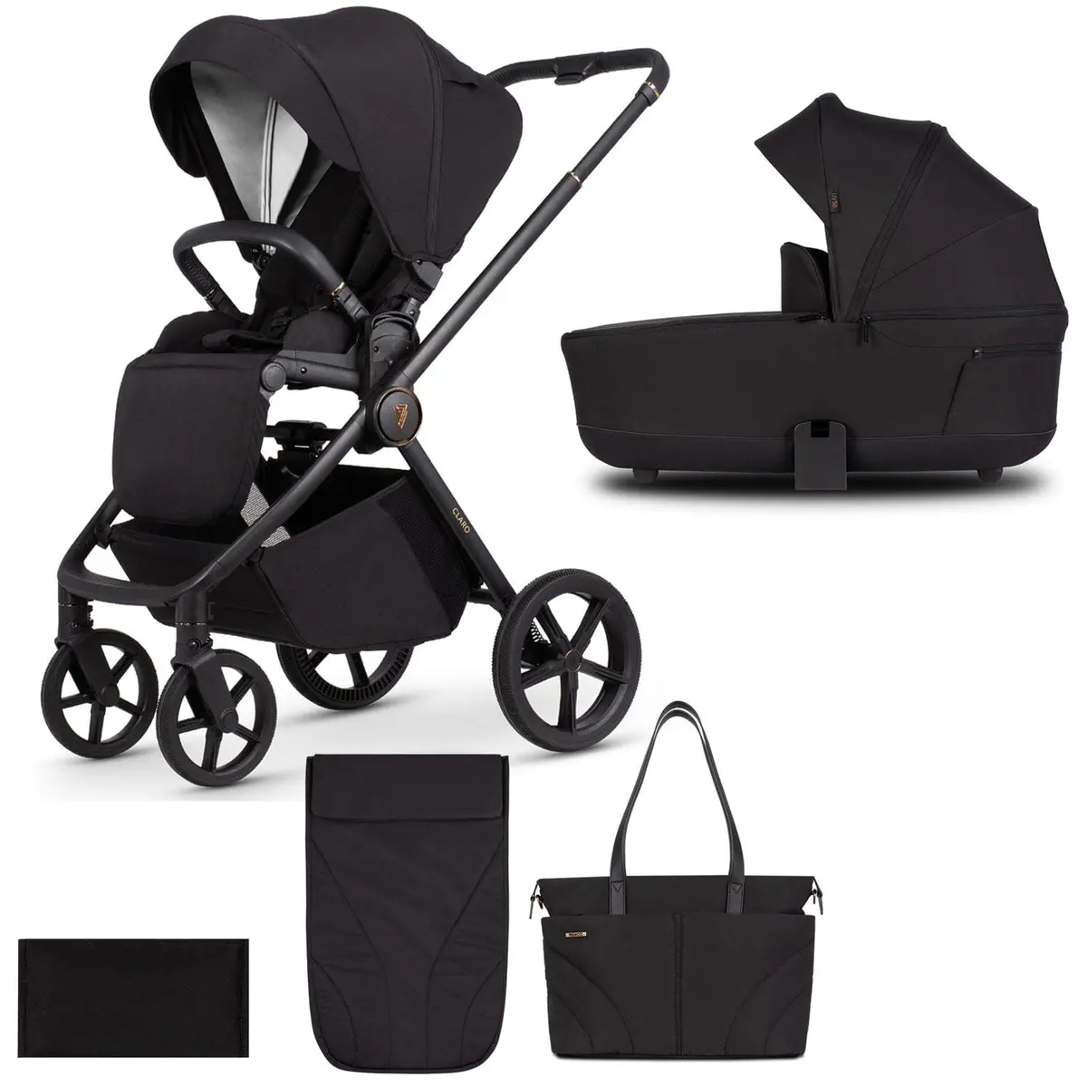 Venicci Claro 2 In 1 Pram - Noir 1