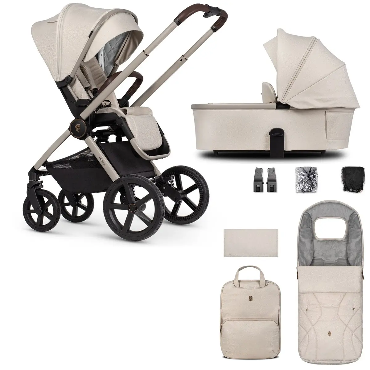 Venicci Tinum Upline 2 2In1 Bundle - Stone Beige 1