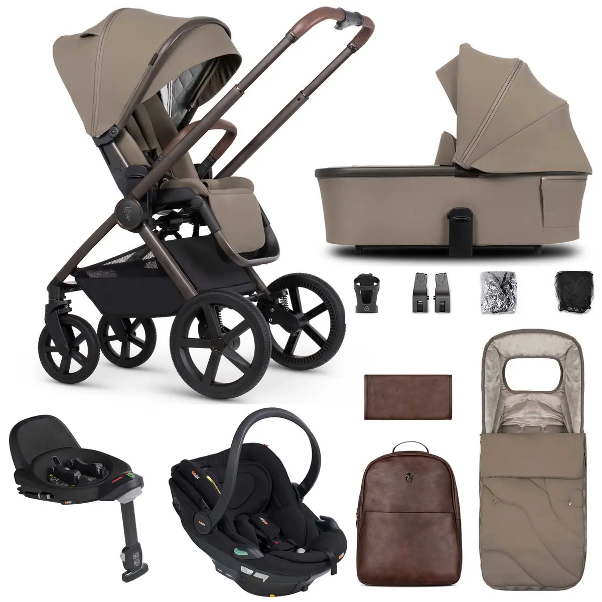 Venicci Tinum Upline 2 Se 3In1 Besafe Travel System - Powder 1