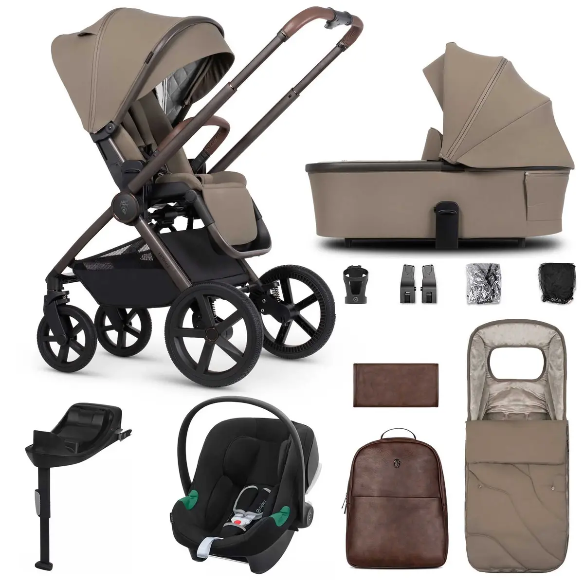 Venicci Tinum Upline 2 Se 3In1 Cybex Travel System - Powder 1