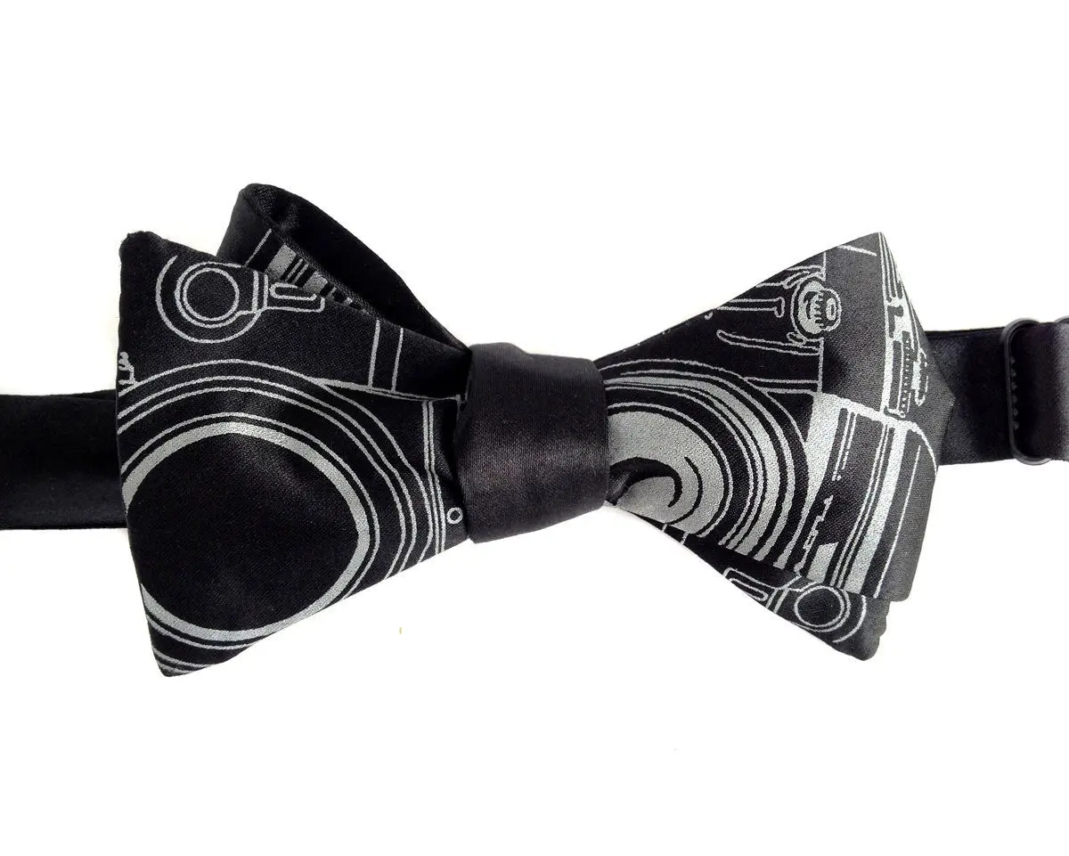 Camera Print Bow Tie. Photographer's Bowtie. 1