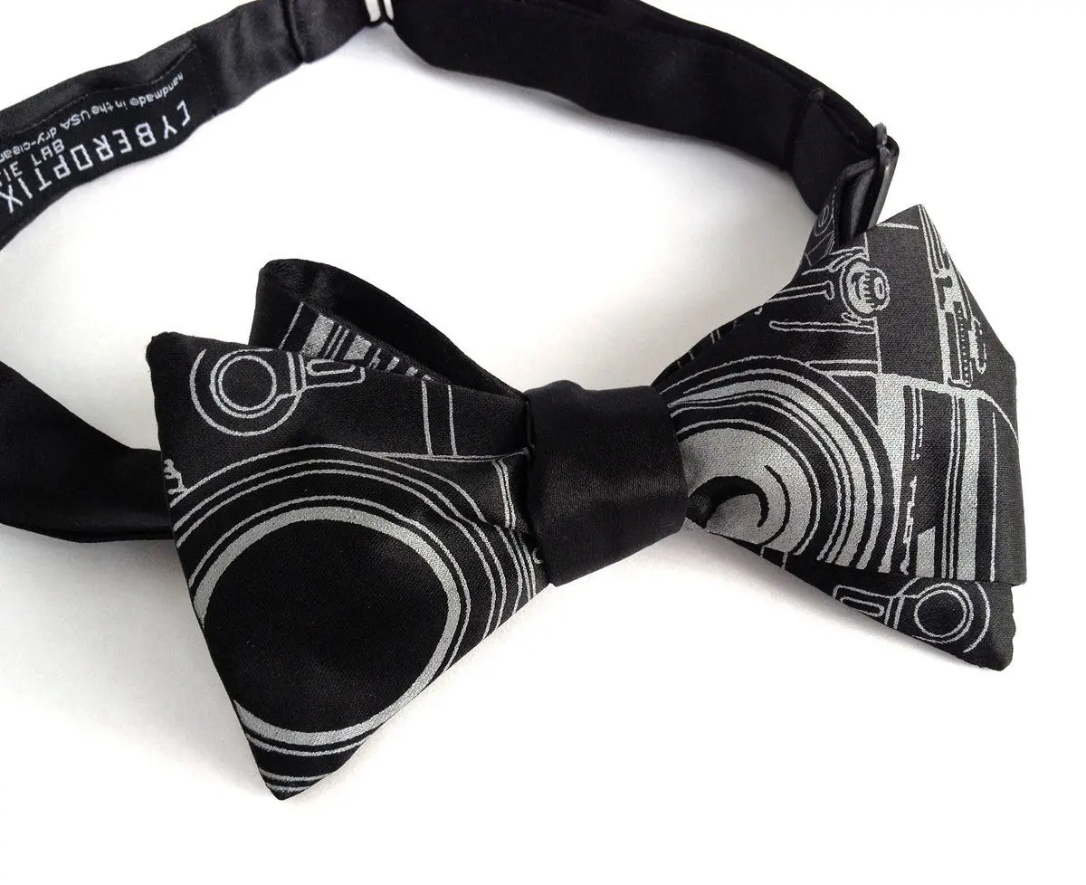 Camera Print Bow Tie. Photographer's Bowtie. 2