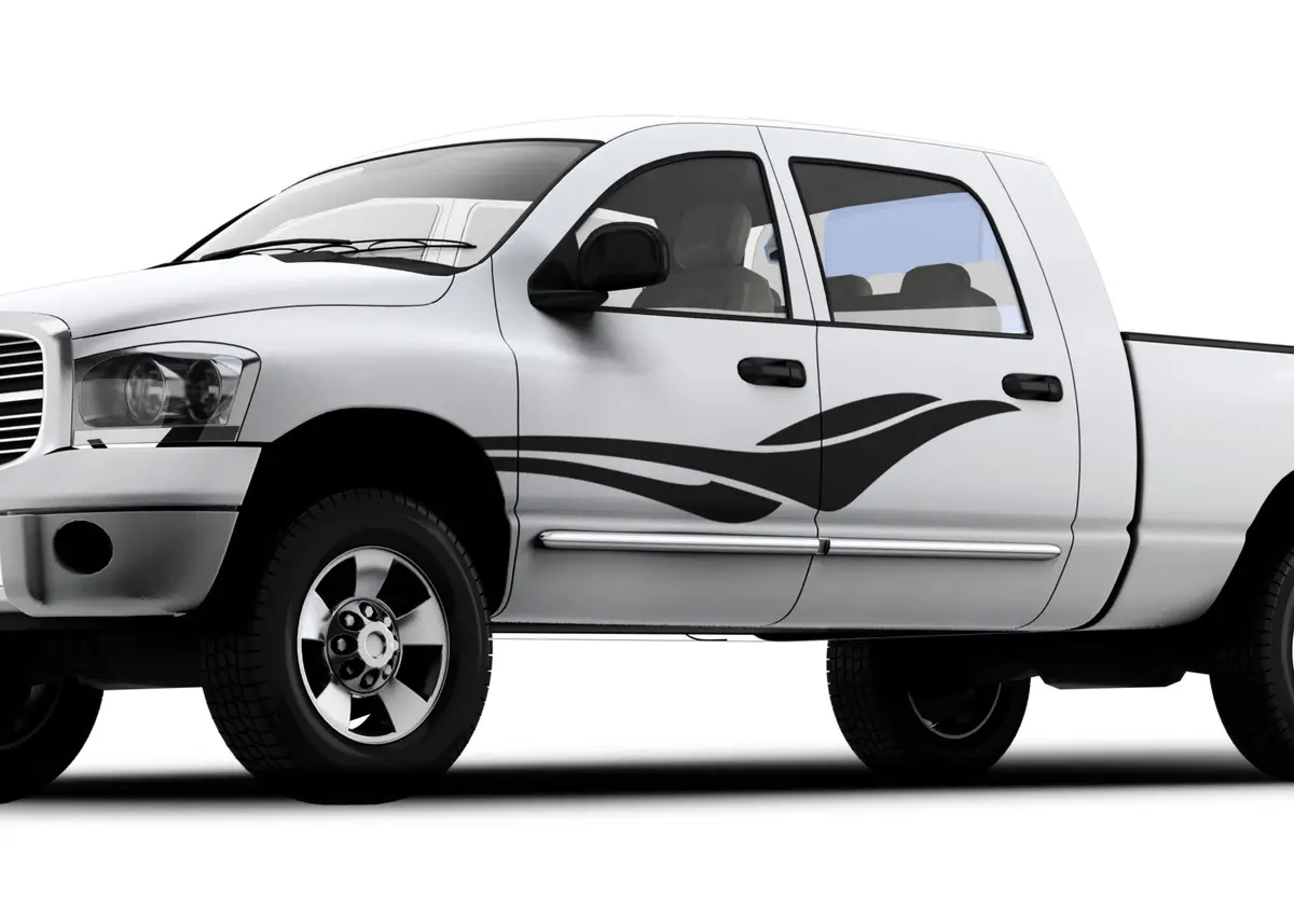Rogue Wave Stripe Vinyl Decals For Cars & Trucks #373 1