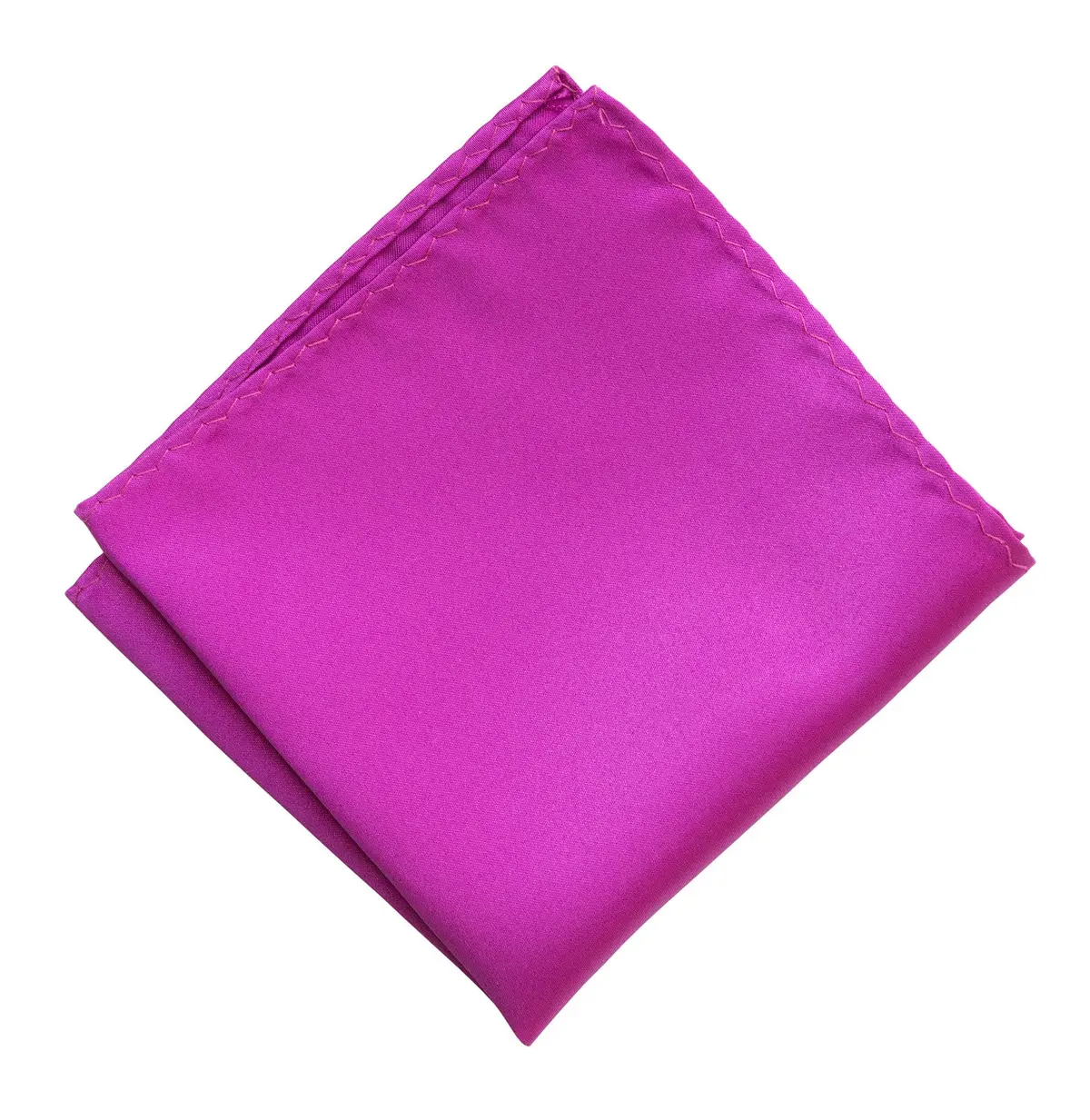 Violet Pocket Square. Solid Color Satin Finish, No Print 1