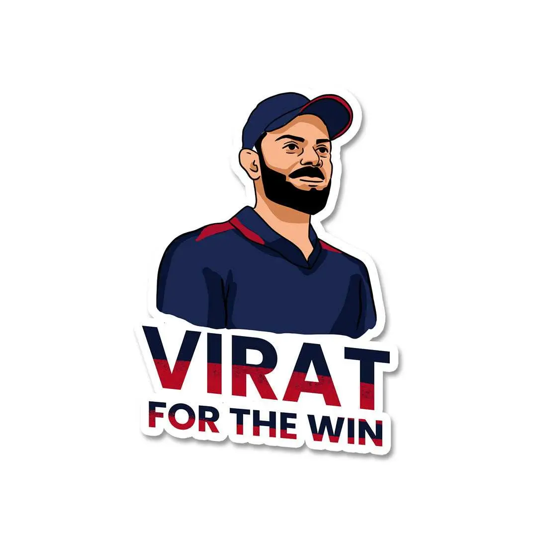 Virat For The Win Sticker 2