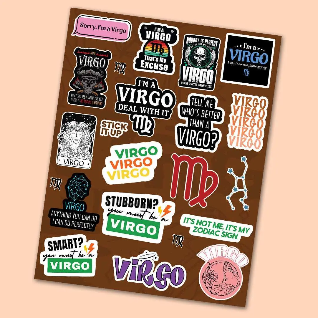 Virgo Mini Sticker Sheet 1
