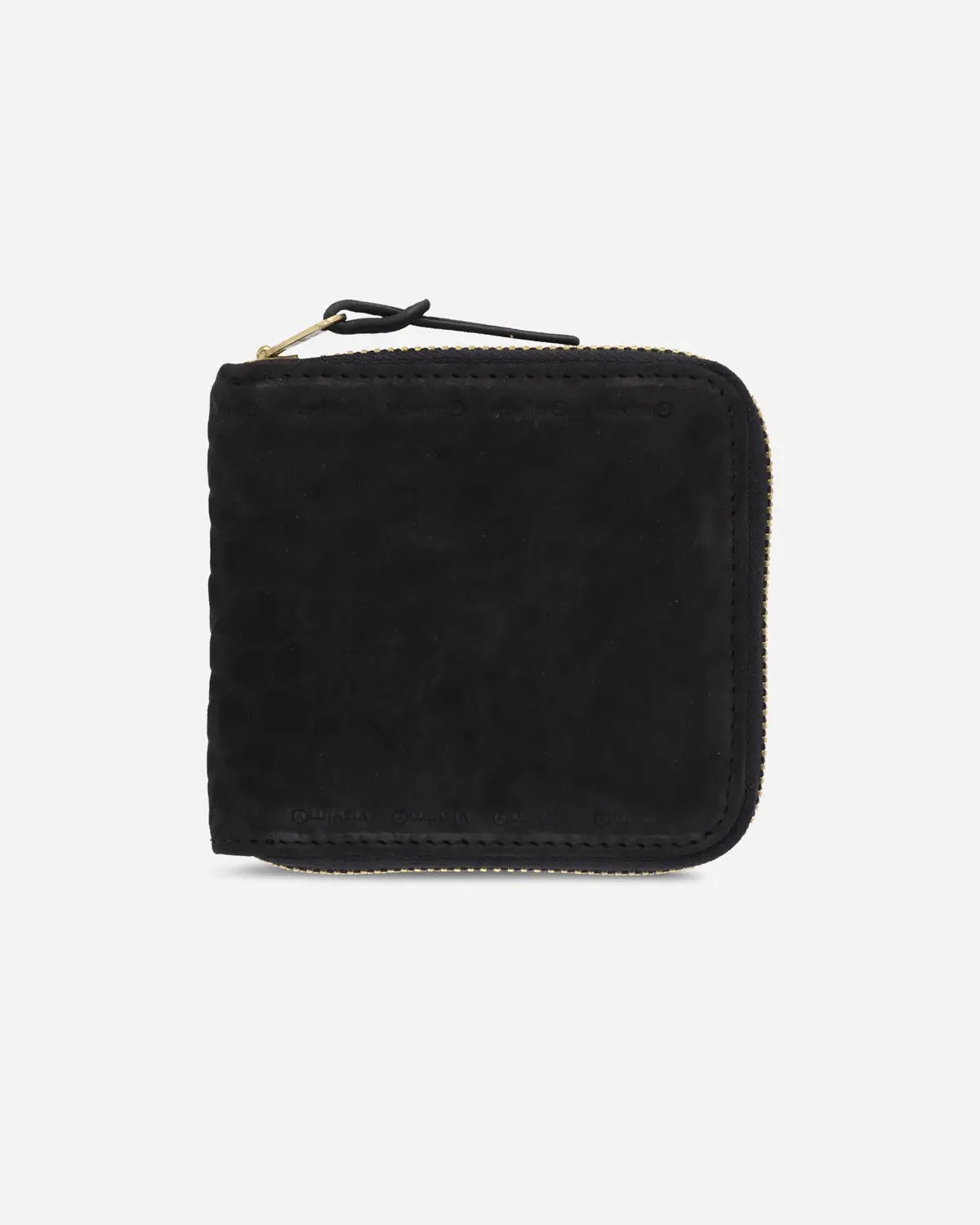 Suede Bi-Fold Wallet Black 2