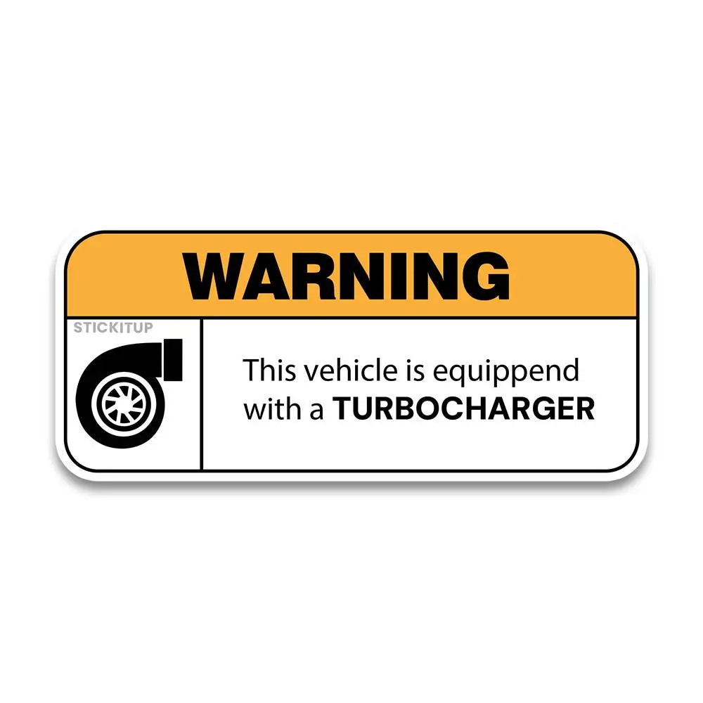 Warning The Vehicle Bumper Sticker 2
