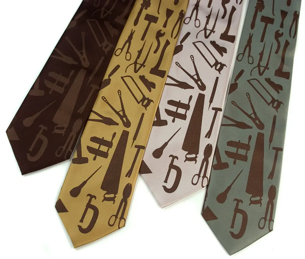 Weapons Of Mass Construction Silk Necktie 1
