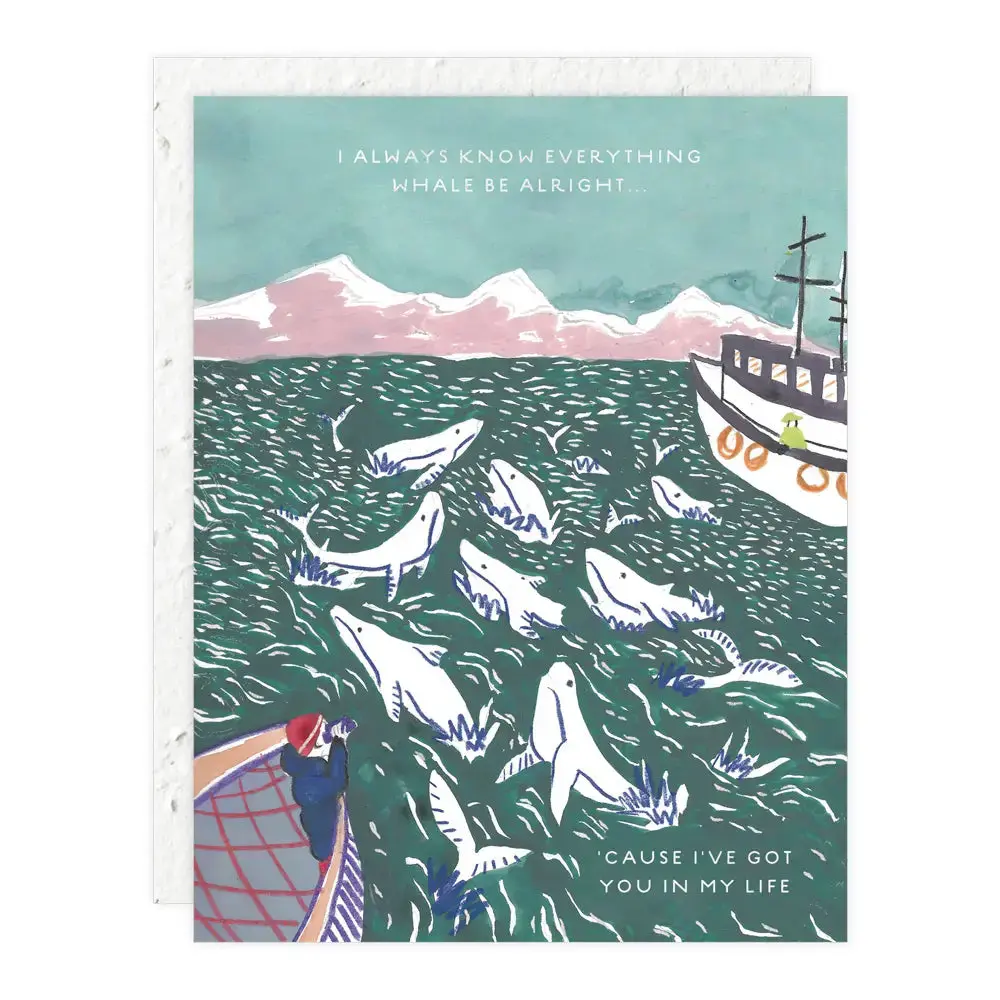 Whales Love & Friendship Card 1