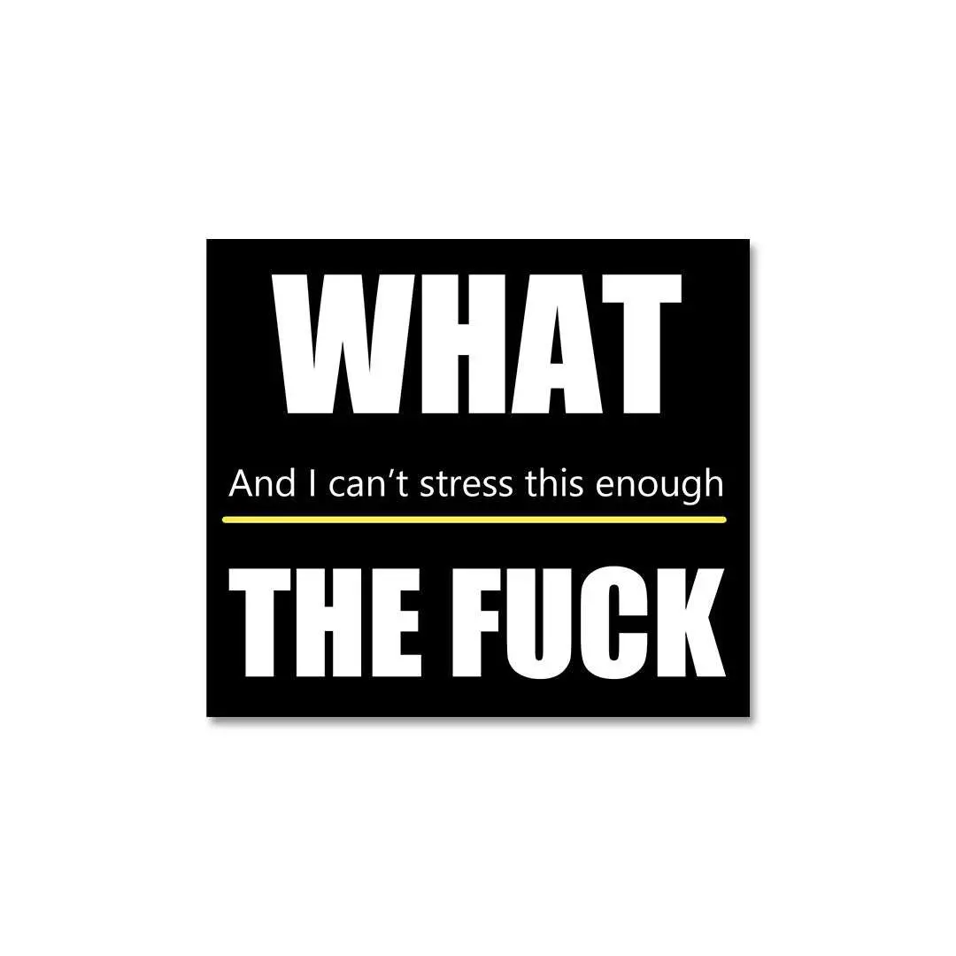 What The Fuck Sticker 1