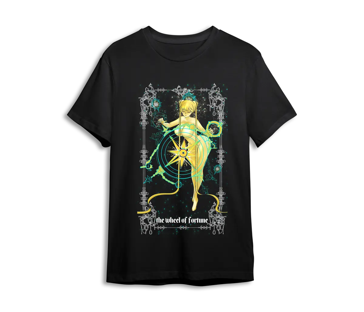 The Wheel Of Fortune Tarot T-Shirt 1