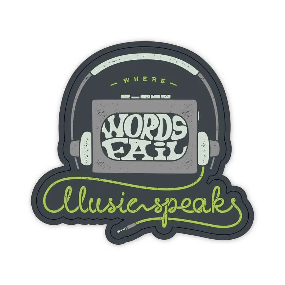 When Words Fail, Illusion Speaks Sticker 1