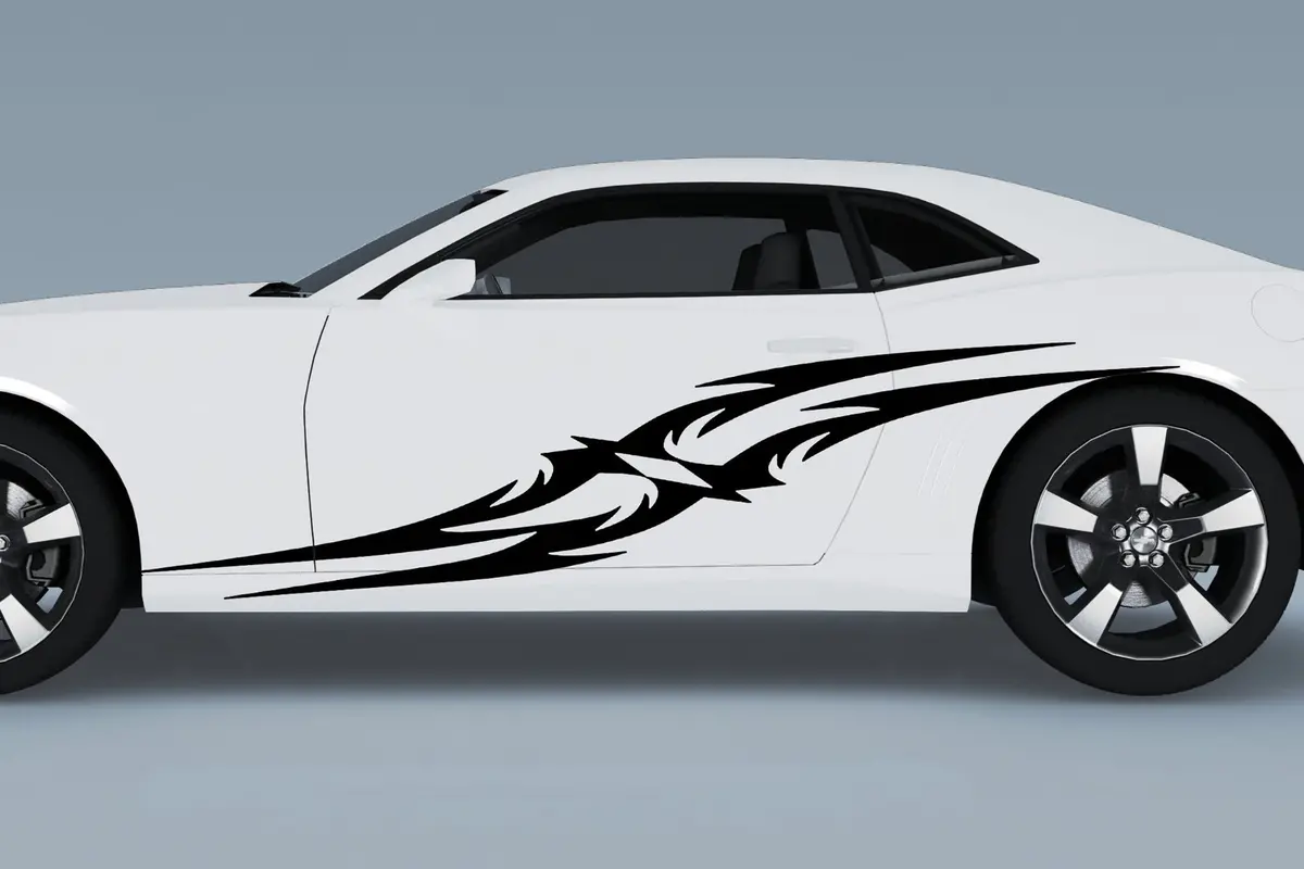 Tribal Spears Vinyl Decal – Set Of 2 For Cars & Trucks 2