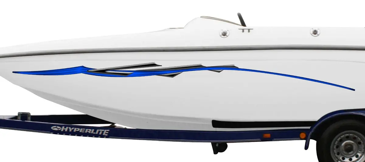 Flying Stripes Vinyl Decals For Boats – 7 Colors, 2Ft To 11Ft 2