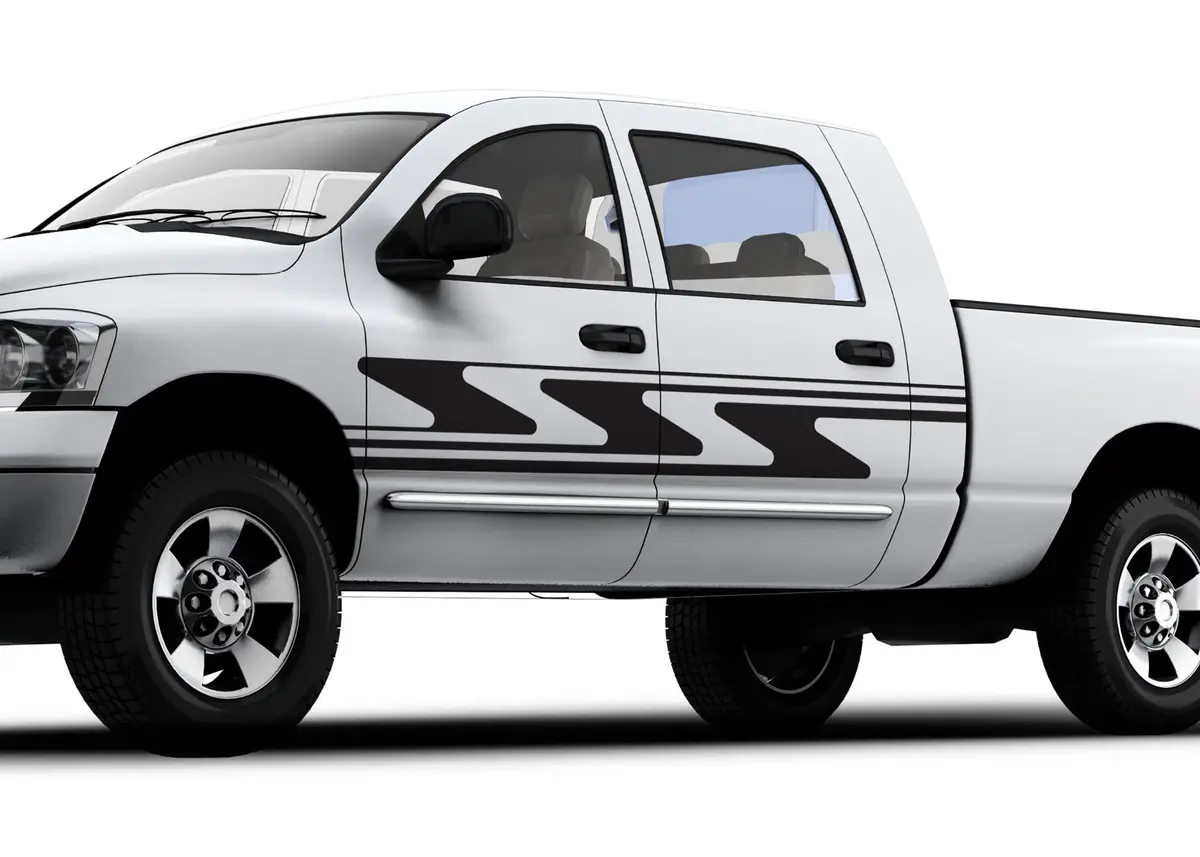 Z-Line Stripes Vinyl Decals For Cars & Trucks #326 1