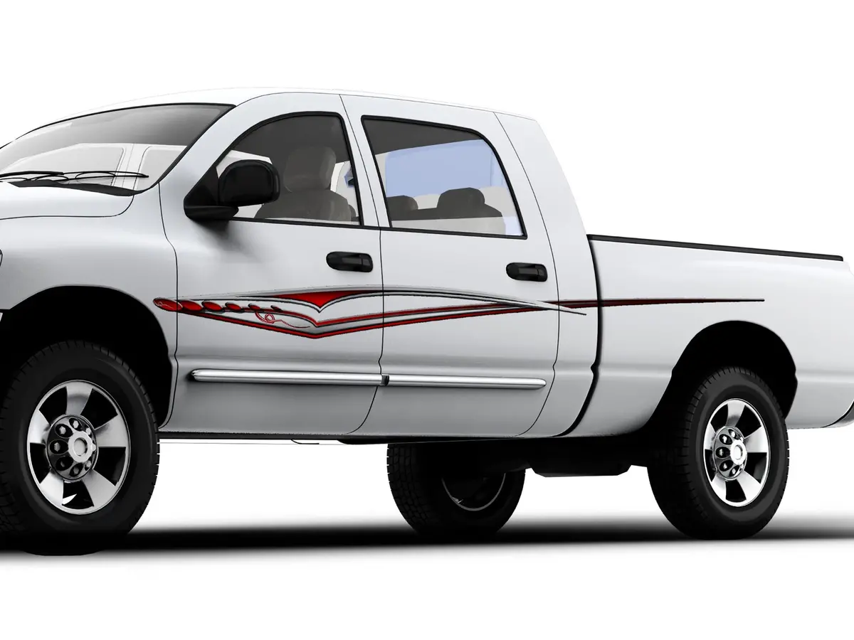 Dilemma Stripe Vinyl Decals For Cars & Trucks 2
