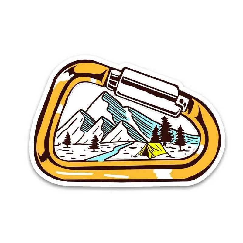 Window To Mountains Bumper Sticker 2