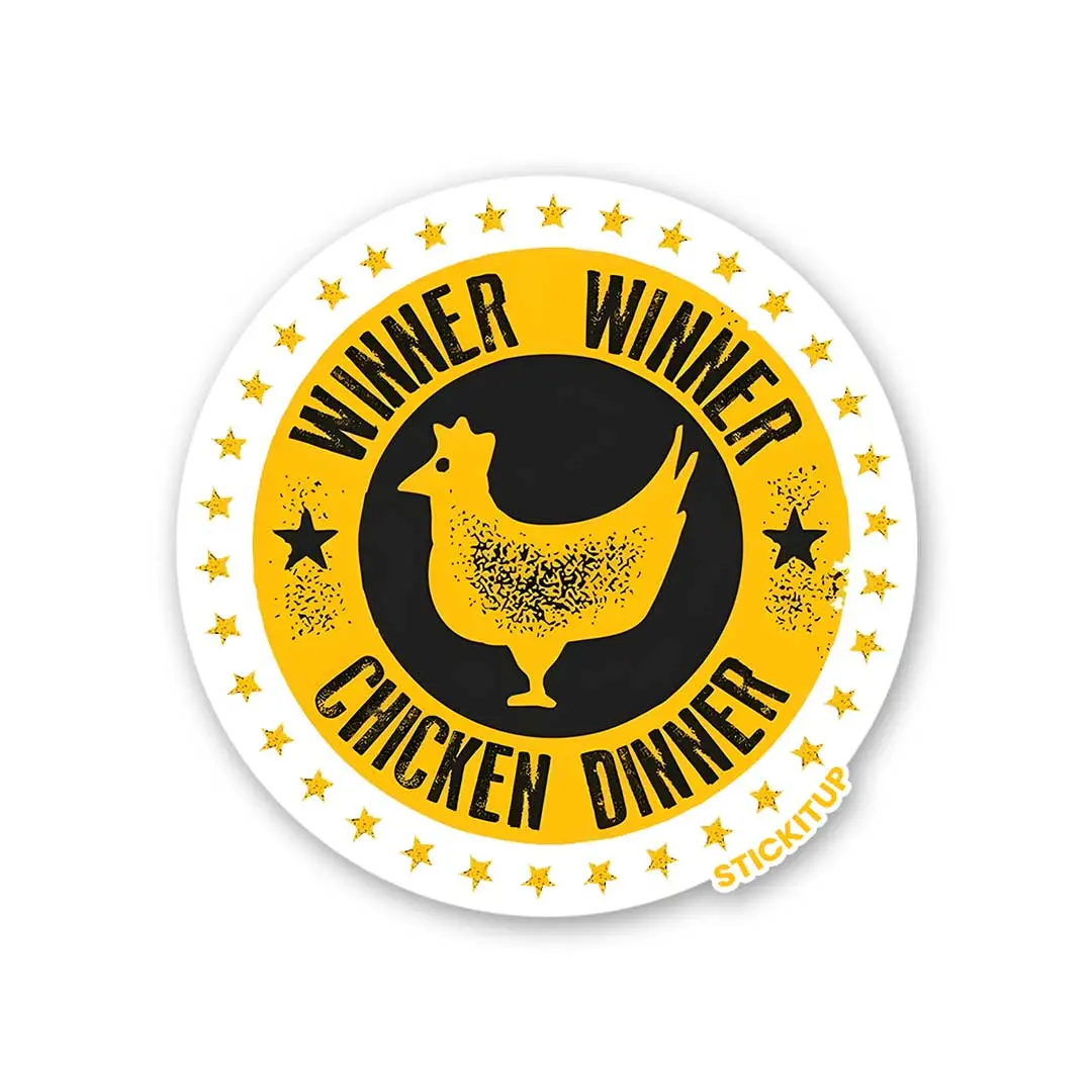 Winner Winner Chicken Dinner Sticker 1