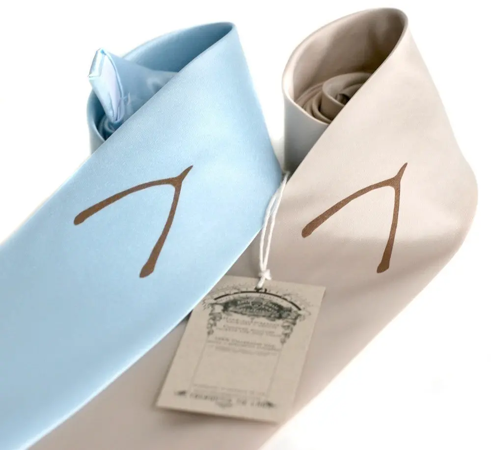Wishbone Microfiber Necktie 1
