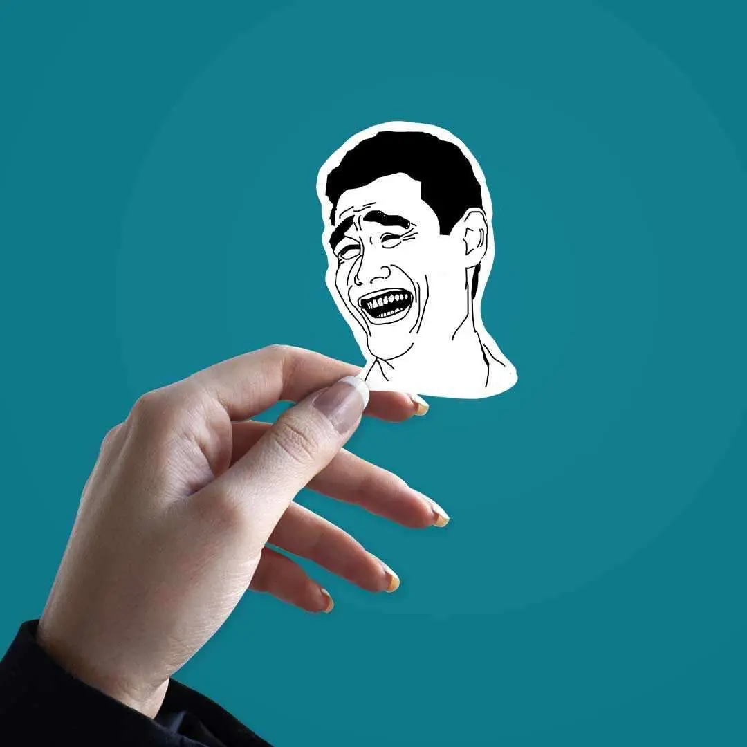 Yao Ming Meme Face Sticker 2
