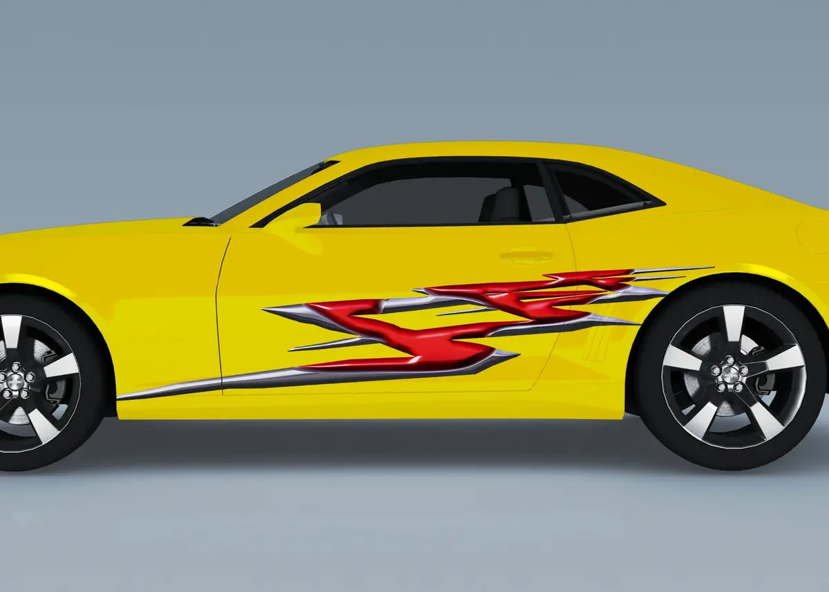 Spearfire Flames Vinyl Decals For Cars & Trucks 1