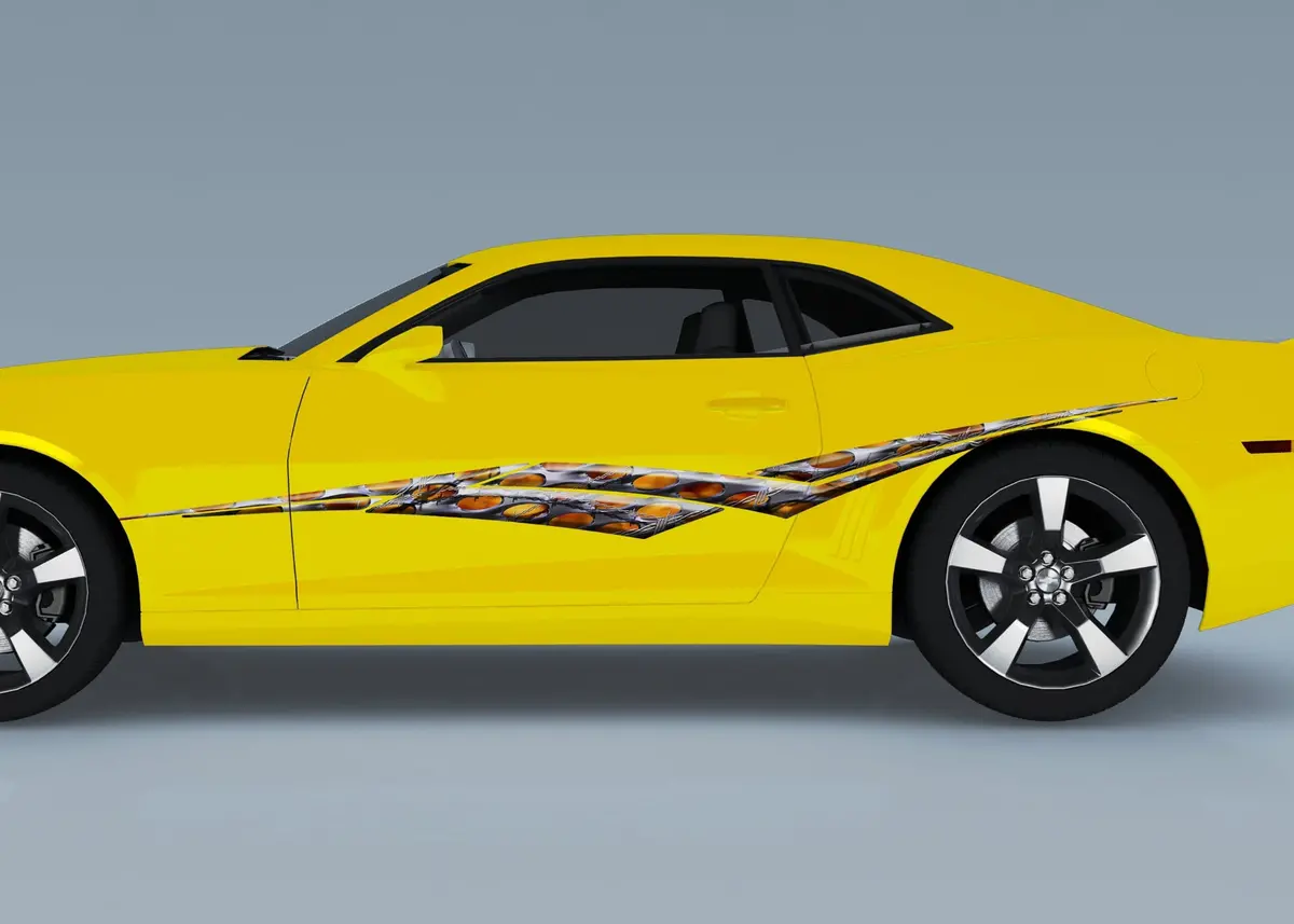 Viper Spear Stripes Vinyl Decal Set Of 2 For Cars & Trucks 2