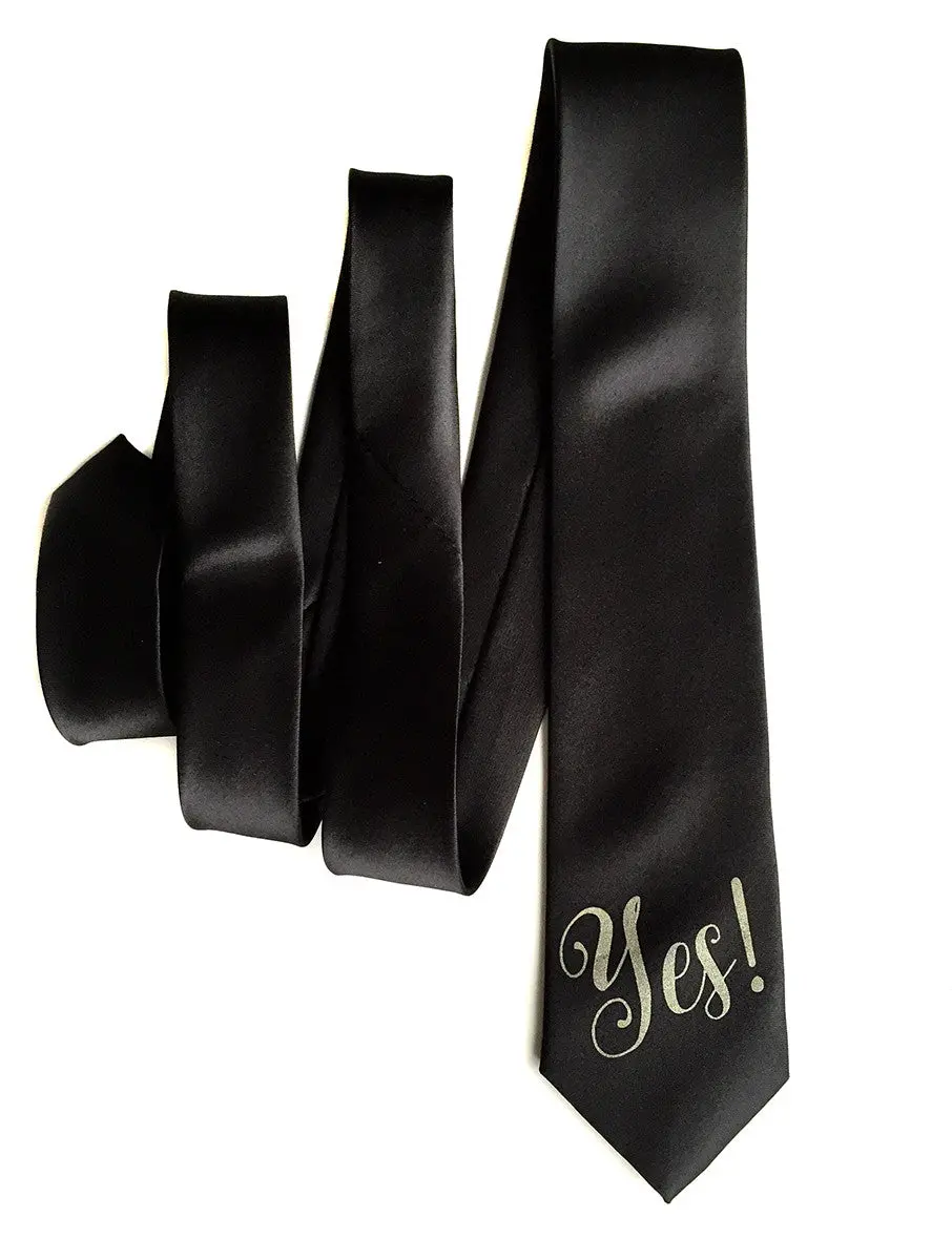 Yes Print Necktie 2