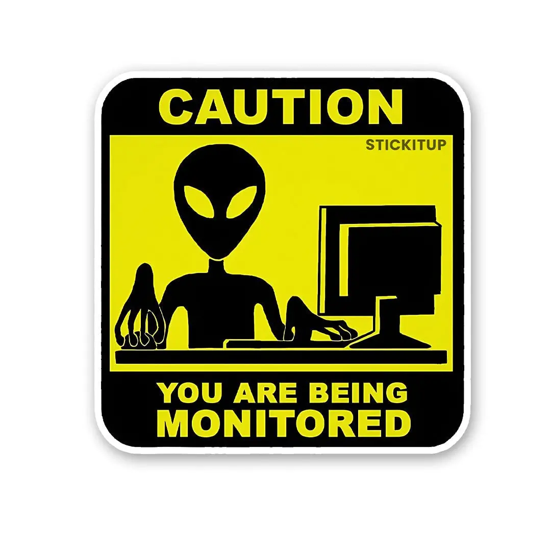 You Are Being Monitored Sticker 1