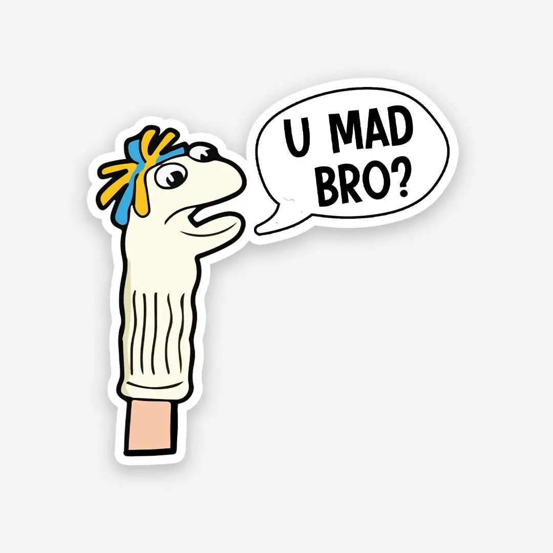 You Mad Bro? Sticker 1
