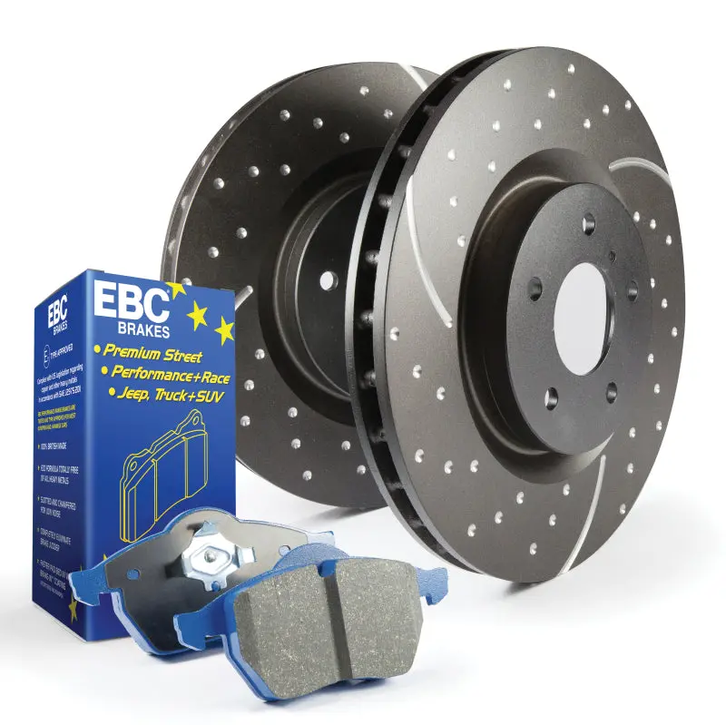 Ebc S6 Performance Brake Kit – Bluestuff Pads & Gd Series Drilled/Slotted Rotors 1