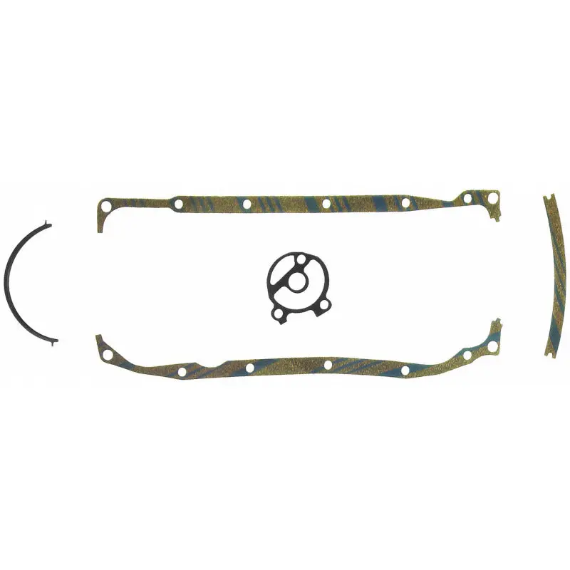 Fel-Pro Os 30433 Blue Stripe Cork-Rubber Oil Pan Gasket Set For Chevrolet Cavalier 1