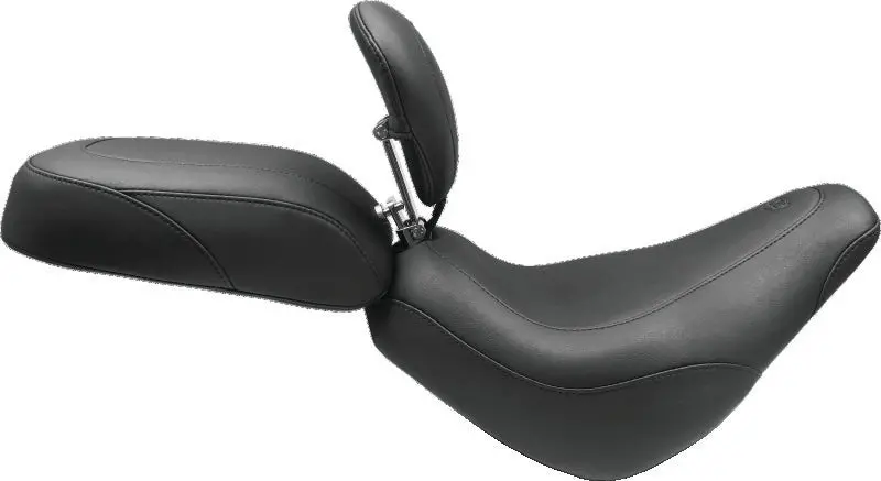 Mustang Brown Wide Tripper Passenger Seat For Harley Street Bob (2018–2021) 1
