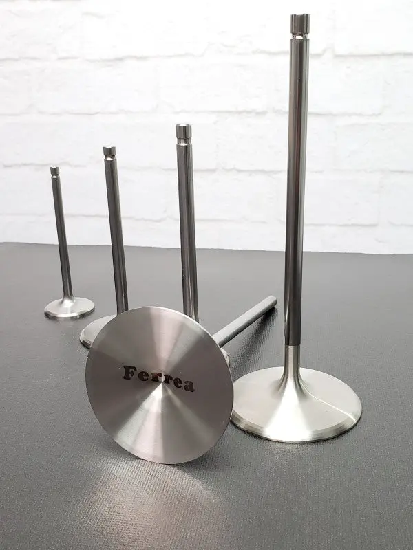 Ferrea Titanium Intake Valve Set – 2.375" Stem, 11/32" Diameter, 6.9" Length, 12° Angle (8-Piece) For Big-Block Chevy, Chrysler & Ford 1