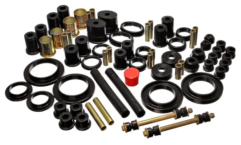 Energy Suspension Hyper-Flex Black Master Bushing Kit For 1985–1993 Ford Mustang 1