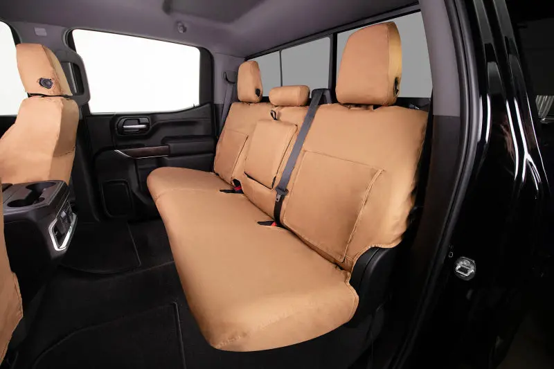 Covercraft Tan Polycotton Seat Covers For 2022 Buick Encore – Second Row Custom Fit 1