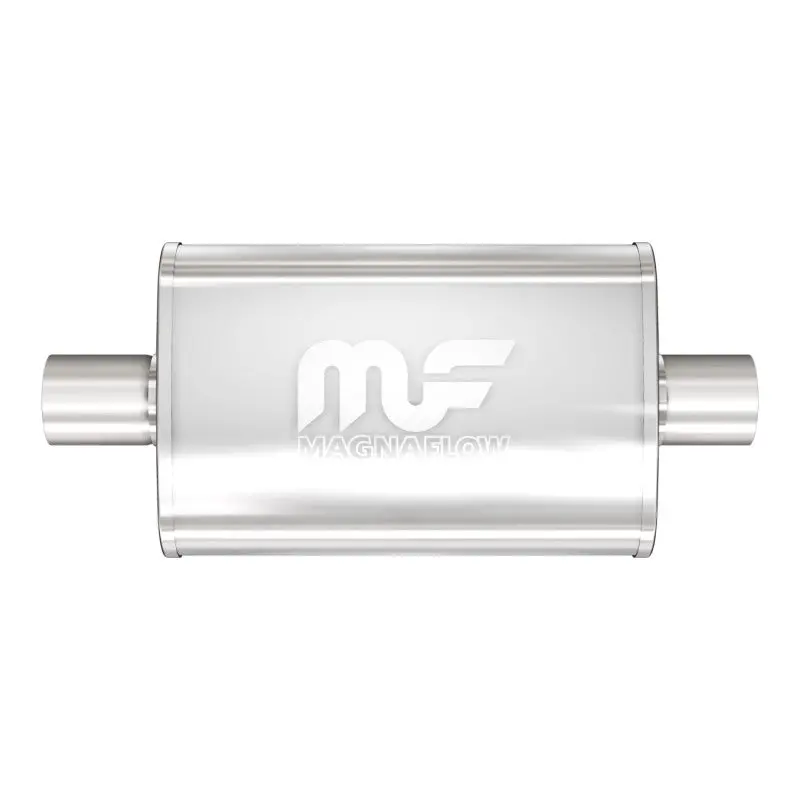 Magnaflow Stainless Steel Muffler – 14" X 3.5" X 7", Dual Inlet/Dual Outlet, Center-In/Center-Out 1