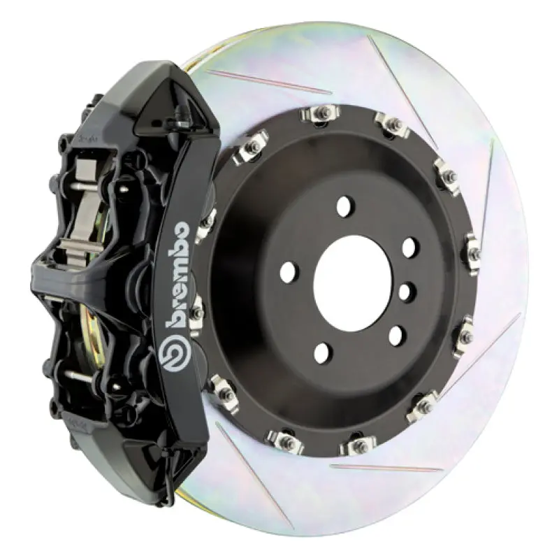 Brembo Front Gt Bbk For 2018+ Audi Rs5 – 6-Piston Cast Calipers, 405X34Mm Two-Piece Slotted Rotors, Type 1 Black Finish 1