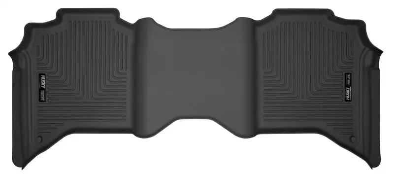 Husky Liners Weatherbeater Floor Liners – Second Row, Crew Cab, 2019–2020 Ram 2500/3500 (Black) 1