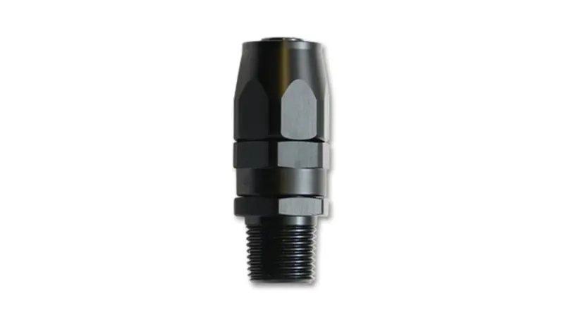 Vibrant -12An Straight Hose End Fitting — Male Npt, 1/2" Thread Size 1