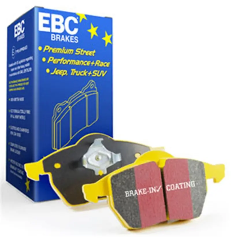 Ebc Yellowstuff Rear Brake Pads For 2013+ Jaguar F-Type 3.0L Supercharged (Cast Iron Rotors Only) 2