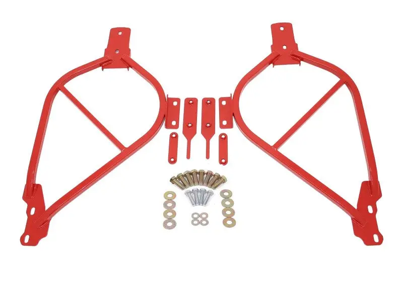 Bmr Bolt-On Subframe Connectors For 2014–2017 Chevrolet Ss Sedan – Red Finish 1