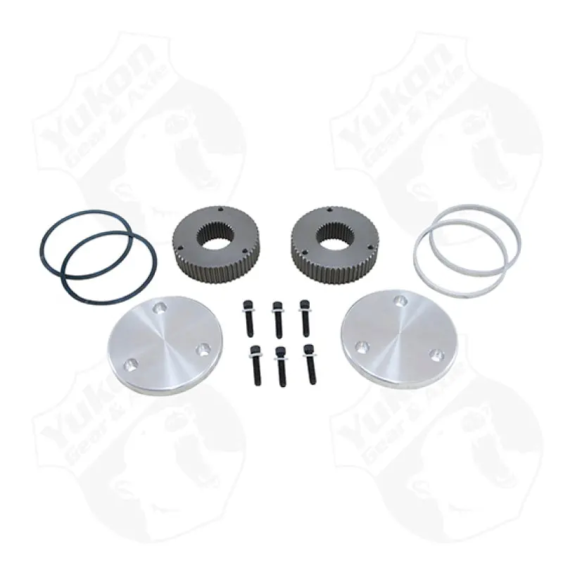 Yukon Gear Hardcore Dana 60 Drive Flange Kit — 35-Spline Outer Stubs, Non-Engraved Caps 1
