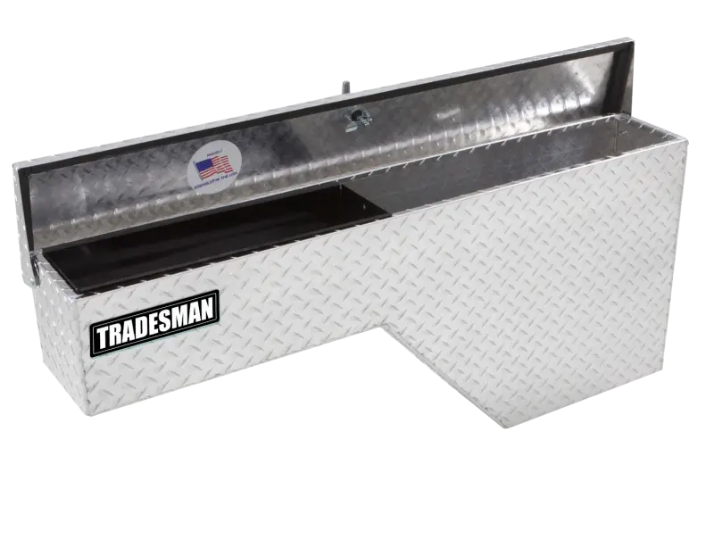 Tradesman 48-Inch Aluminum Fender-Well Truck Tool Box – Brite Finish 1
