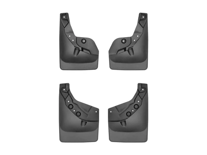 Weathertech No-Drill Mud Flaps – Front & Rear Set For 2024–2025 Toyota Tacoma With Fender Flares (Black) 1